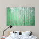 Old Green Wooden Wall