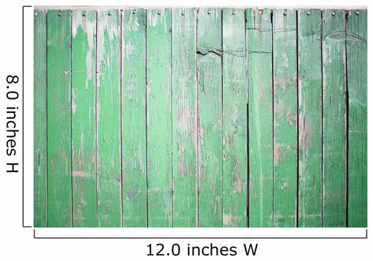Old Green Wooden Wall