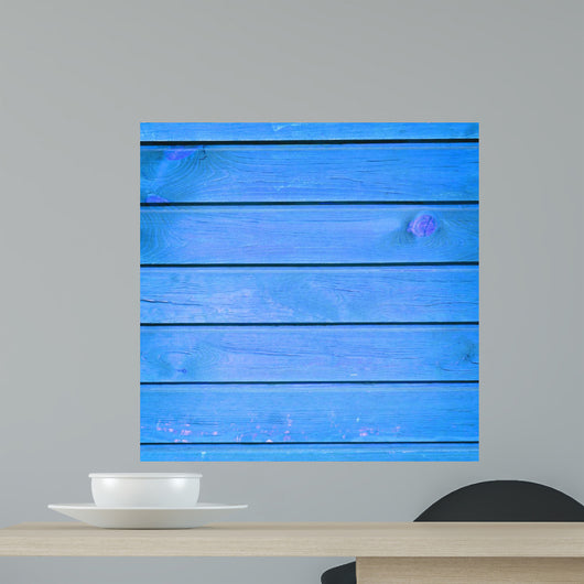 Blue Wood Texture Wall Decal