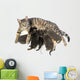 Cat Family - Cat and Her Kittens Wall Decal