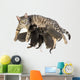 Cat Family - Cat and Her Kittens Wall Decal