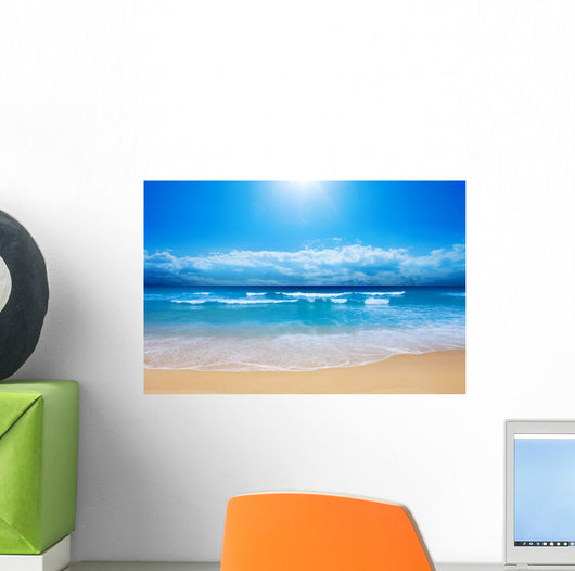 Gorgeous Beach in Summertime Wall Mural