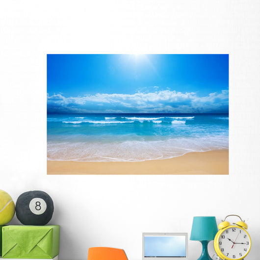 Gorgeous Beach in Summertime Wall Mural