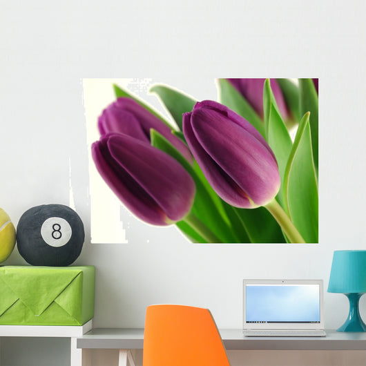 Purple tulips Wall Decal