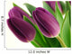 Purple tulips Wall Decal
