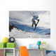 Jumping SKier Wall Mural
