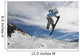 Jumping SKier Wall Mural