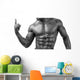 Up Perfect Abs Strong Wall Decal
