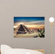 Photo Composite of Aztec pyramid, Mexico, not a real place Wall Mural