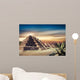 Photo Composite of Aztec pyramid, Mexico, not a real place Wall Mural