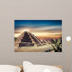 Photo Composite of Aztec pyramid, Mexico, not a real place Wall Mural