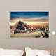 Photo Composite of Aztec pyramid, Mexico, not a real place Wall Mural
