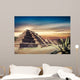 Photo Composite of Aztec pyramid, Mexico, not a real place Wall Mural