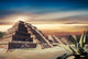Photo Composite of Aztec pyramid, Mexico, not a real place Wall Mural