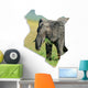 Kenya Map Elephant Wall Decal
