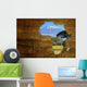 Africa Wildlife Map Design Wall Mural