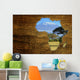 Africa Wildlife Map Design Wall Mural
