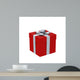 Red Gift Box Wall Mural