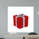 Red Gift Box Wall Mural
