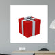 Red Gift Box Wall Mural