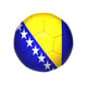 Football Ball with Bosnia and Herzegovina Flag Wall Decal