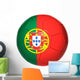 Football Ball with Portugal
