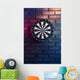 Dart Board Brick Wall Wall Decal