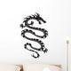 Tribal dragon tattoo Wall Decal