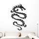 Tribal dragon tattoo Wall Decal