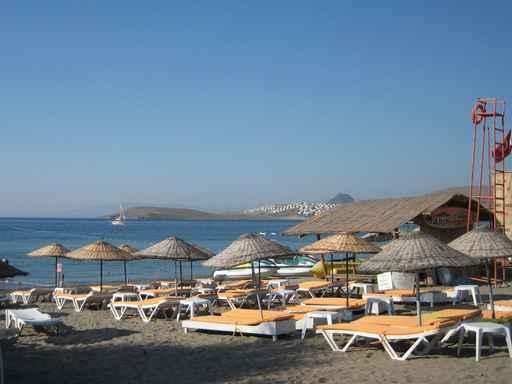 Ortakent Beach and Lounge Chairs Wall Decal