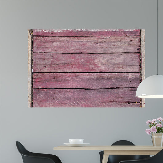 Wood Texture Pink Color Wall Decal