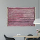 Wood Texture Pink Color Wall Decal