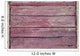 Wood Texture Pink Color Wall Decal