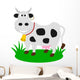 Dairy Cow Pasture Wall Decal