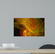 fantasy orange background illustration detailed fractal Wall Mural