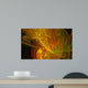 fantasy orange background illustration detailed fractal Wall Mural
