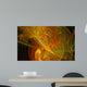 fantasy orange background illustration detailed fractal Wall Mural