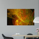 fantasy orange background illustration detailed fractal Wall Mural