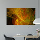 fantasy orange background illustration detailed fractal Wall Mural