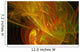 fantasy orange background illustration detailed fractal Wall Mural