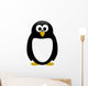 Vector Penguin Cartoon Style Wall Decal
