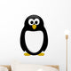 Vector penguin in cartoon style Wall Decal