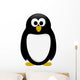 Vector penguin in cartoon style Wall Decal