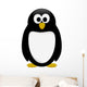 Vector penguin in cartoon style Wall Decal