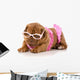 Dog in Bikini Wall Decal