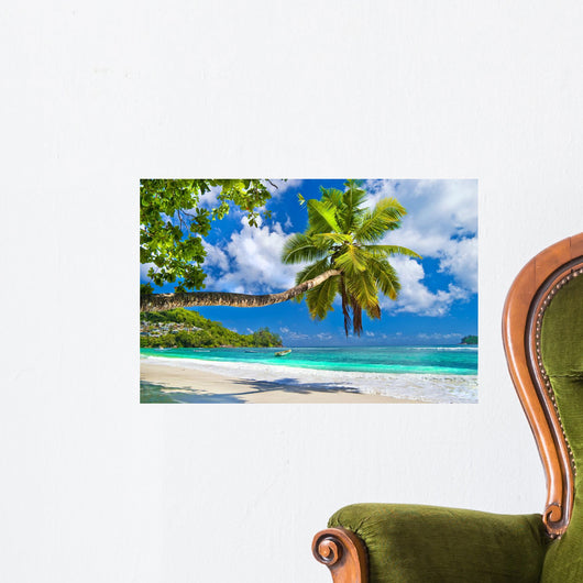 Idyllic Tropical Scenery Seychelles Wall Mural