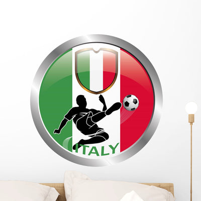 Team Italy shown on a wall