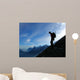 Climber on Gspaltenhorn Wall Mural