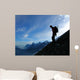 Climber on Gspaltenhorn Wall Mural