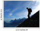 Climber on Gspaltenhorn Wall Mural